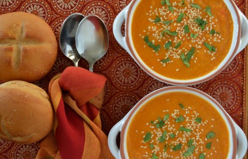 Coconut-Ginger Carrot Soup