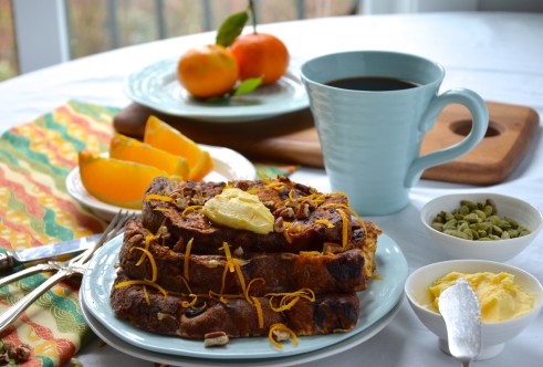 Orange Cardamom, Panettone French Toast