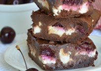 Black Forest, Goat Cheese Brownies