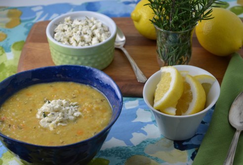 Fresh herbs are the game-changer in this soup!