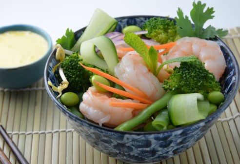 Citrus Prawn Noodle Salad