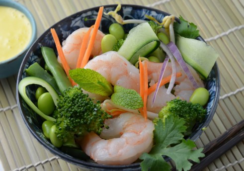 Citrus Prawn Noodle Salad