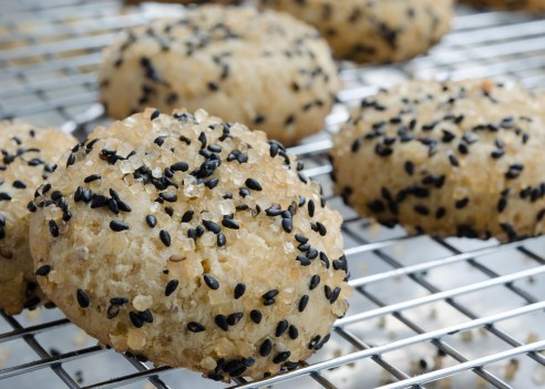 Tahini in cookies??  It really works! 
