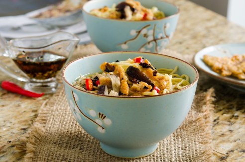 Chicken Miso Noodle Soup