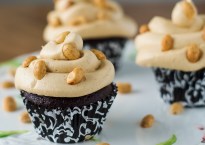 Peanut Butter Coca-Cola Cupcakes