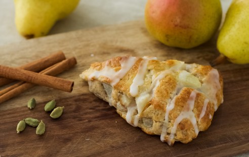 Pear Chai Spice Scones